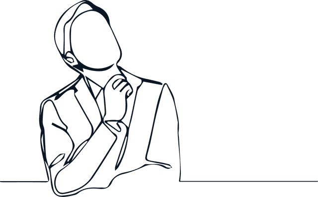 thinking person