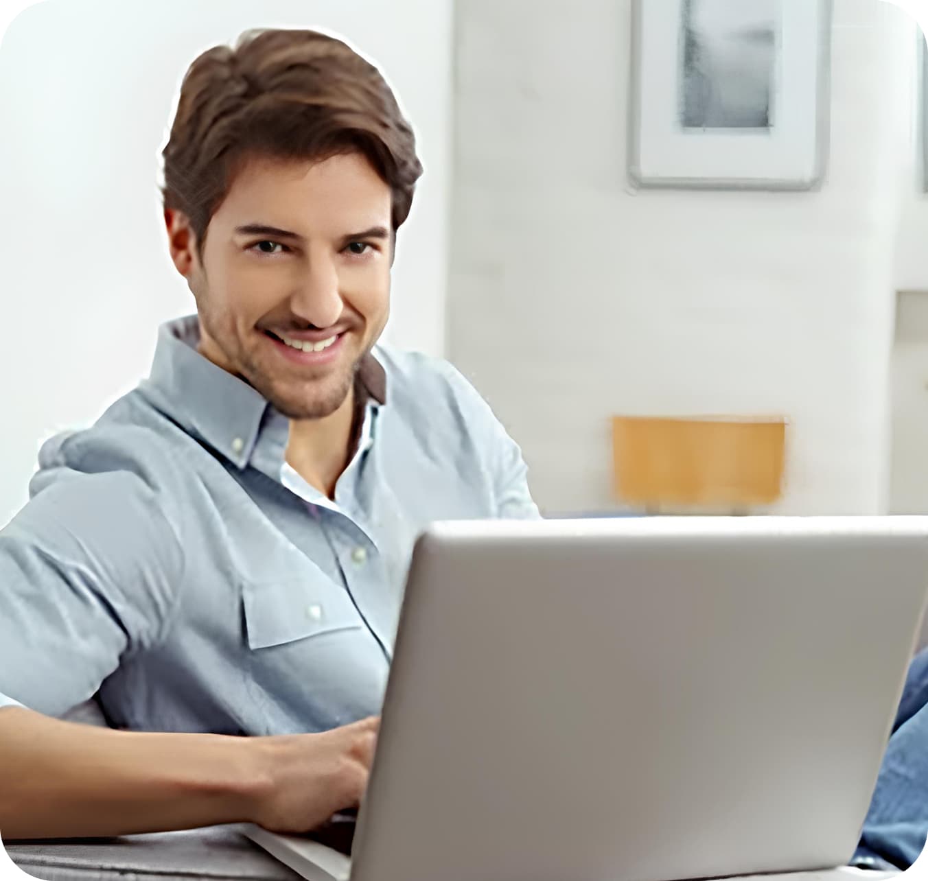 Person working